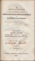 Lassú István: Az orosz birodalom statistikai, geographiai, és históriai leirása. I. kiadás! Pest, 18...