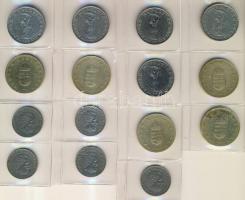 40db vegyes magyar papír- és fémpénz tétel a pengőidőszaktól T:vegyes
