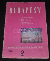 1946/2. Budapest, A székesfőváros történeti, művészeti és társadalmi képes folyóirata, rengeteg rekl...