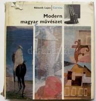 1972 Németh Lajos: Modern magyar művészet, Corvina Kiadó, Bp., rengeteg képpel, életrajzokkal, munkásságokkal, leírásokkal, kiadói kemény vászon kötésben, jó állapotban