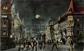 Budapest II. Margit körút éjjel