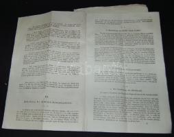 cca 1830 Egészségügyi tárgyú rendeletek a tartományok részére 4 vékony füzetben. jó állapotban. / Or...