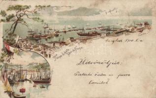 Fiume ship station Ga. litho (fl)