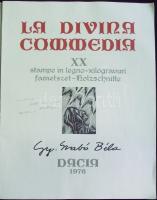 1977 Gy. Szabó Béla (1905-1985) Isteni színjáték 20 fametszetet tartalmazó nagyalakú mappa (Dacia, K...