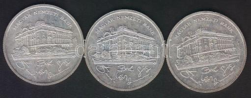 1992. 200DFt Ag "MNB" (3x) T:2