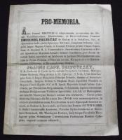 1858 Palugyay Imre nyitrai püspök, egyházi író Gyászbeszéde melyet Scitovszky János püspök tartott / Memorial speech of bishop Palugyay, held by cardinal Scitovsky 10p.