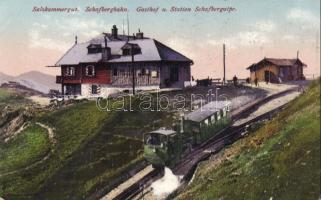 Salzkammergut Schafbergbahn cogwheel railway station