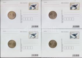 2001. 200Ft Mese sorozat: 4 klf "János Vitéz, Pál utcai fiúk, Toldi, Lúdas Matyi" érmés le...