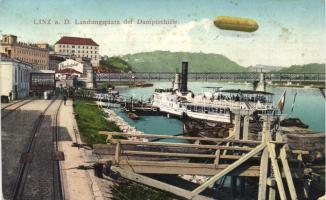 Linz landing place with Zeppelin (fl)