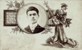 Japanese folklore, photo of a man