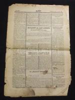 Az est 1916 November 22. száma Ferenc József haláláról szóló tudósítással. Viseltes állapotban