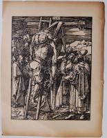 cca 1900  2db Albrecht Dürer: fametszet-papír, 25x33cm