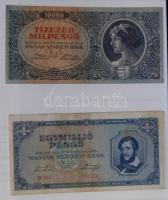 26db-ból álló kis magyar és külföldi bankjegy tétel T:vegyes, papírpénzekhez is használható fényképa...