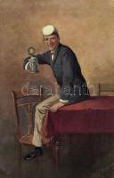 Studentika Heidelberg s: Georg Mühlberg (wet damage)