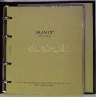 Numis gyűrűs éremtartó album betét-és elválasztó lapokkal (6db betétlap) újszerű állapotban