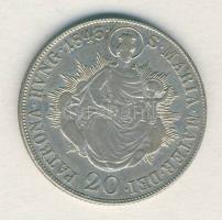 1843B. 20Kr Ag "V. Ferdinánd" T:2-