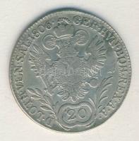Ausztria/magyar verdejel 1806B 20Kr Ag "II. Ferenc" T:3,3+