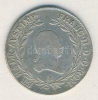 Ausztria/magyar verdejel 1806B 20Kr Ag "II. Ferenc" T:3,3+