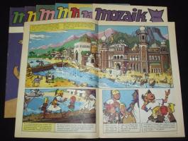 1983 Mozaik képregényújság 1-8. számok jó állapotban
