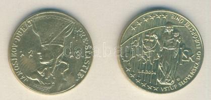 Csehszlovákia ~1970. "Janosikov Dukat - Pre Stastie / 1713" fém emlékmedál (Körmöcbányai v...