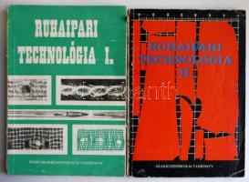 1971 Baráth-Németh: Ruhaipari technológia I-II. kötet, Műszaki Kiadó, Bp.