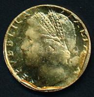 Olaszország 1946.(2006) 1L Au (0,3g) mini fantáziaveret (d=9mm) T:exPP(3)/
Italy 1946.(2006) 1 Lire...