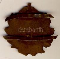 cca 1870. Kiscímeres Br sapkajelvény T:2