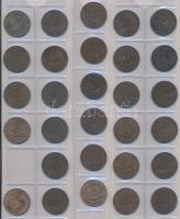 Nagy Britannia 1897-1967. 1/2p (70x) majdnem komplett sor, berakólapon T:vegyes /
Great Britain 1897...