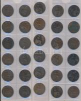 Nagy Britannia 1897-1967. 1/2p (70x) majdnem komplett sor, berakólapon T:vegyes /
Great Britain 1897...