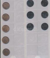 Nagy Britannia 1897-1967. 1/2p (70x) majdnem komplett sor, berakólapon T:vegyes /
Great Britain 1897...