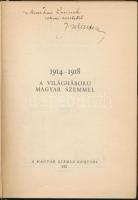 Julier Ferenc 1914-1918 A világháboru magyar szemmel. Bp., 1933. Magyar Szemle T. (egyik térképmelléklet szakadt, de jó állapotban). Aranyozott egészvászon kötésben