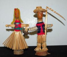 Mongol népviseletes baba 27cm magas