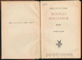 Terescsényi Gyula: Bolygó magyarok. Bp., [1940], Turul Szépmíves Könyvkiadó. Aranyozott félvászon kötésben