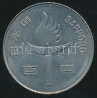 Japán 1972. 100Y "XVIII. Nyári Olimpia" T:1- /  Japan 1972. 100 Yen "Olympic Games" C:AU