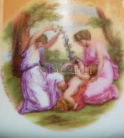 2 db klf porcelán teás készlet: tányérok, csészék, kancsók, kiöntők, stb