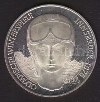 Ausztria 1975. 100Sch Ag "XII. Téli Olimpia" kaszinó zseton T:PP Csak 5000db! /  Austria 1975. 100 Schilling Ag "Innsbruck Olympics" casino jeton C:PP Only 5000 examples!