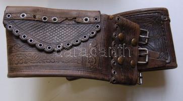 Női vastag bőröv / Womens leather belt 85 cm