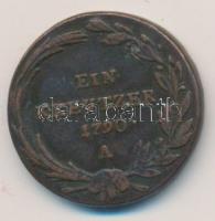 Ausztria 1790A 1Kr T:2/2- /
Austria 1790A 1 Kreuzer C:XF/VF