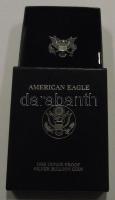 USA 1999P 1$ Ag "Liberty" eredeti bársony dísztokban és díszdobozban és amerikai tanúsítvá...