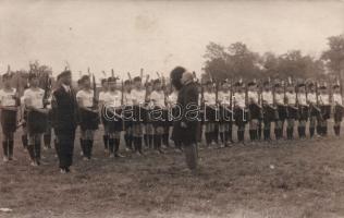 Military school assembly, Berettyóújfalu, photo (fl)