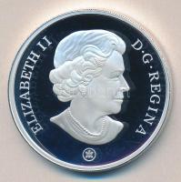 Kanada 2009. 20$ Ag "Indián maszk" eredeti bőr díszdobozban és kartonban, magyar és kanada...