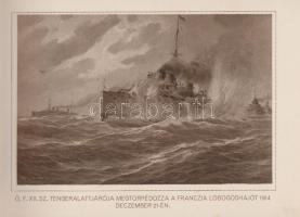 A Cs. és Kir. Haditengerészet a világháborúban, Ramber Báró Korvett kapitány festményei után - képfü...