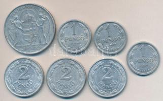 1941-44. 1P Alu (3x) + 2P Alu 3x) + 5P Alu T:2,2-