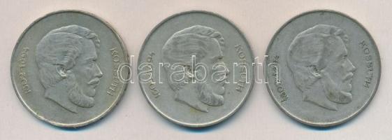 1947. 5Ft Ag "Kossuth" (3x) T:2-,3 ph