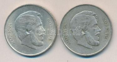 1947. 5Ft Ag "Kossuth" (2x) T:2,3 ph