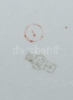 6 személyes 18 darabos Zsolnay jelzett porcelán tányérkészlet / 18pcs Zsolnay chinaware plate set