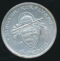 1938. 5P Ag "Szent István" T:2