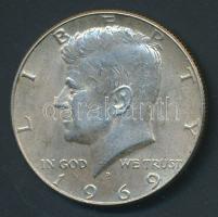 USA 1969D. 1/2$ Ag "Kennedy" T:2/2- /
USA 1969D. 1/2 dolar Ag "Kennedy" C:XF/VF
