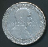 1930. 5P Ag "Horthy jobbra" T:3 ph