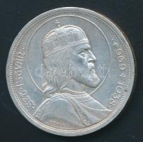 1938. 5P Ag "Szent István" T:2- ph